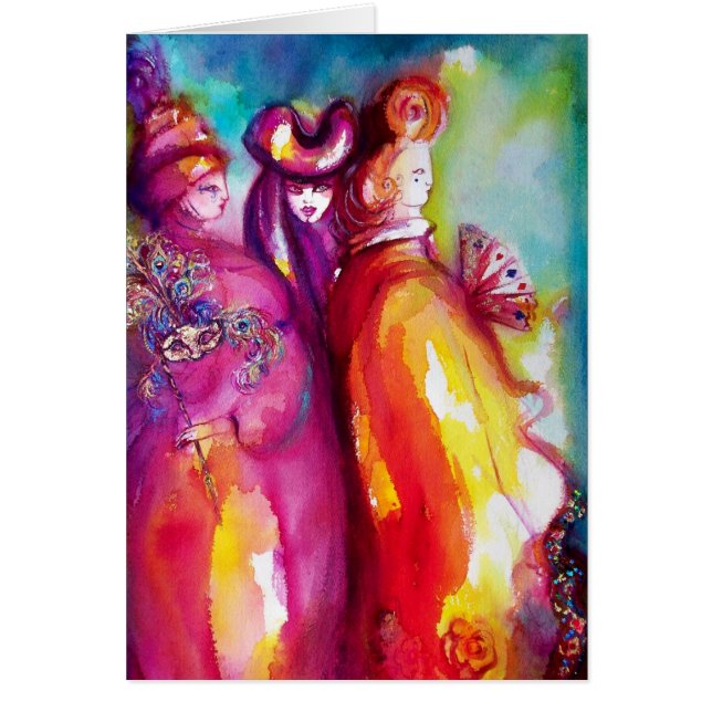 TROISIÈME MASQUE / MASQUÉRADE VÉNITIENNE (Devant)