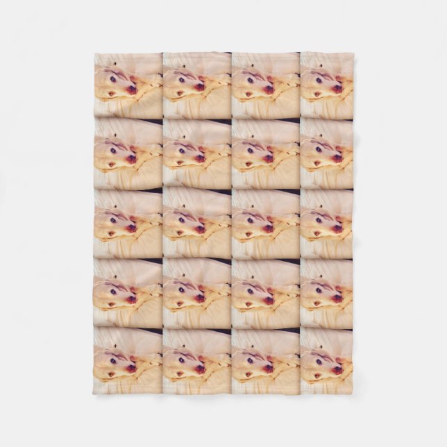 Troja-Baby-kleine Fleece-Decke Fleecedecke (Vorderseite)