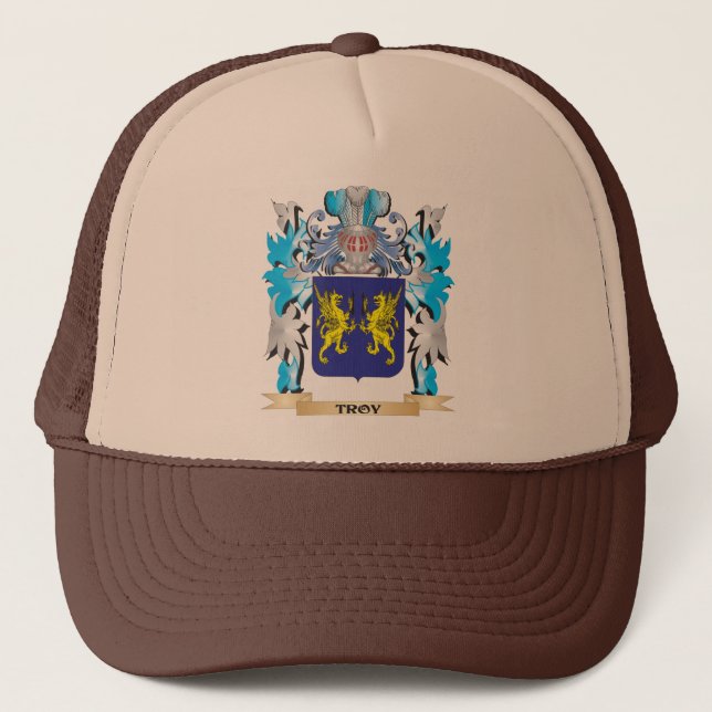 Troja-Wappen - Familienwappen Truckerkappe (Vorderseite)