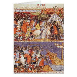 Trojan, die griechisches Lager eindringen