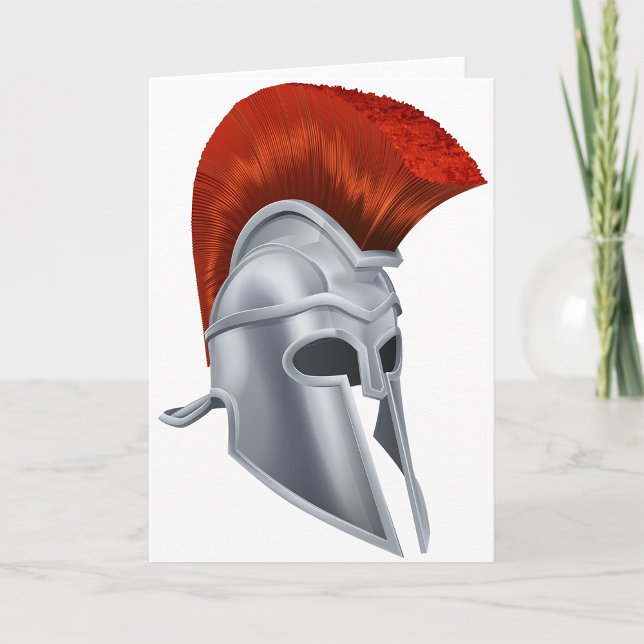 Trojan Helmet Grußkarten Karte (Von Creator hochgeladen)