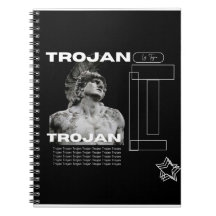 Trojan Strong Spirally Notebook