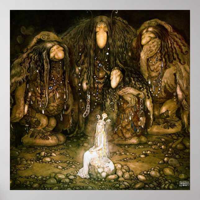 Troll, 1915 von John Bauer Poster (Vorne)