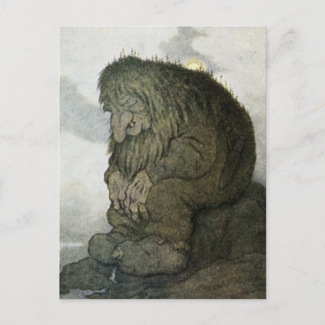 TROLL at Rest Postkarte (Vorderseite)