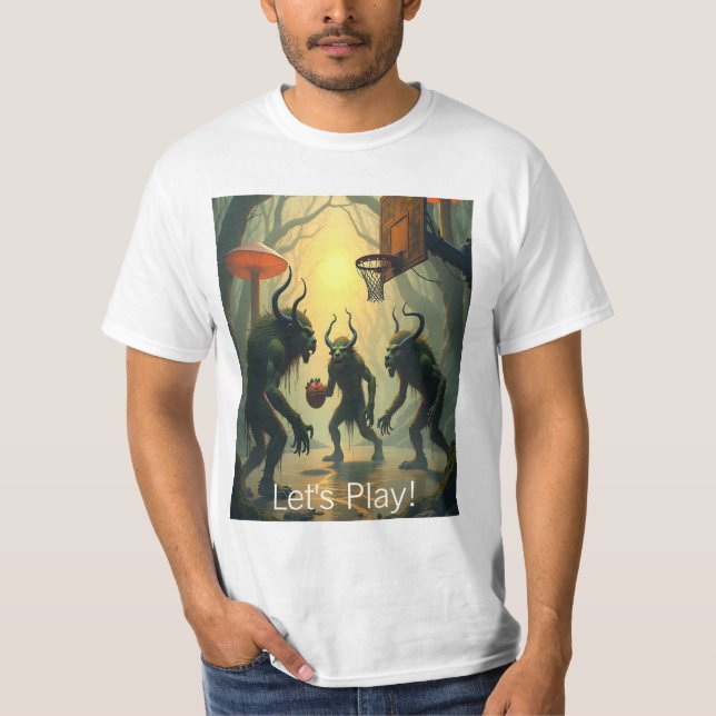 Troll-Basketball in Session-T - Shirt (Vorderseite)