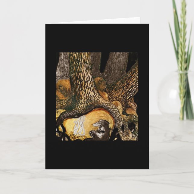 Troll by a Campfire Karte (Vorderseite)