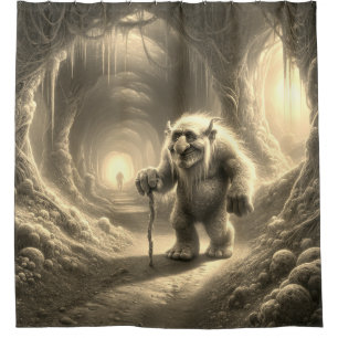Troll Duschvorhang