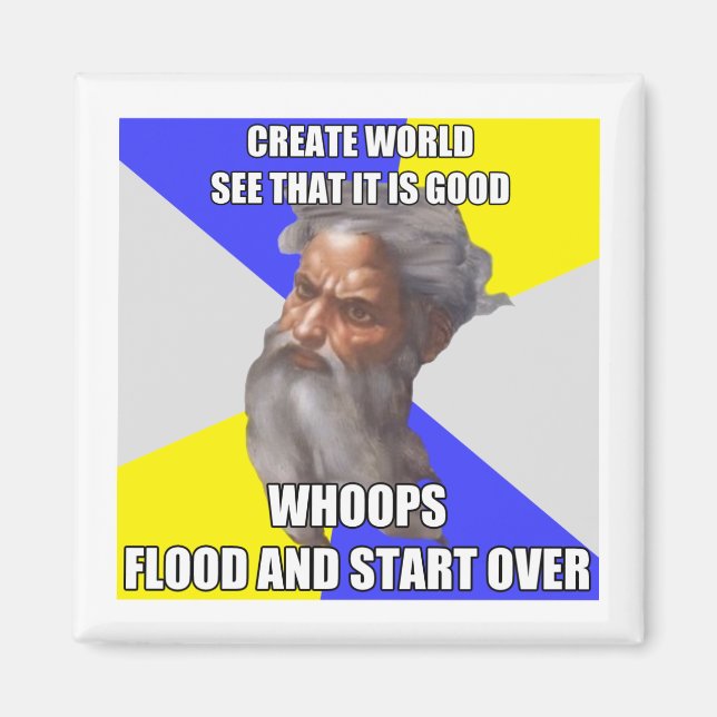 Troll God Flood Magnet (Vorne)