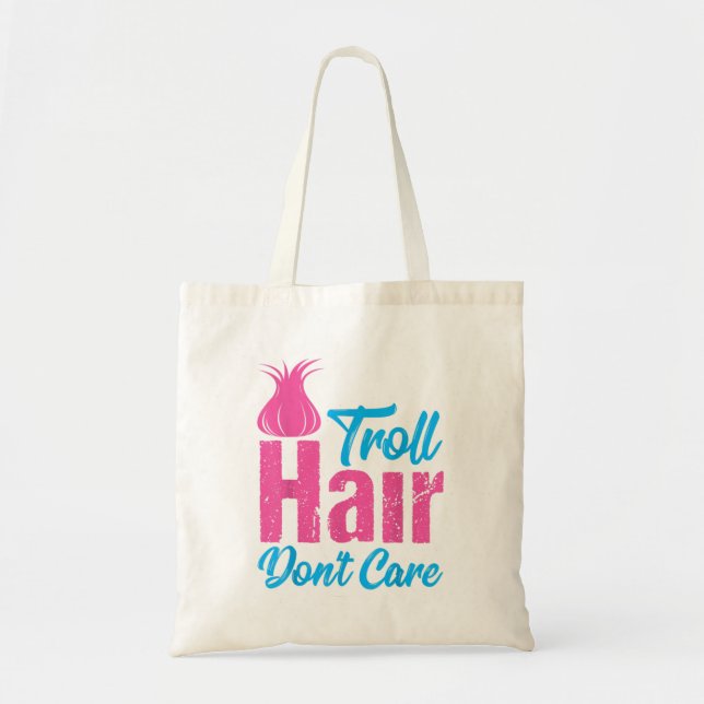 Troll Hair Dont Care Halloween Gi Tragetasche (Vorne)