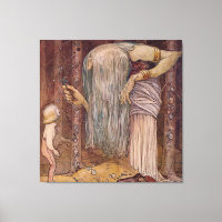 "Troll Herb" Wasserfarbe von John Bauer
