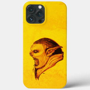 Troll in Schwarz-Gelb-Design Case-Mate iPhone Hülle
