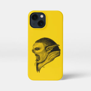 Troll in Schwarz-Gelb-Design iPhone 13 Mini Hülle