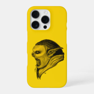 Troll in Schwarz-Gelb-Design iPhone 16 Pro Hülle