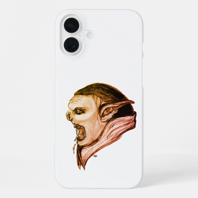 Troll iPhone 16 Plus Hülle (Rückseite)