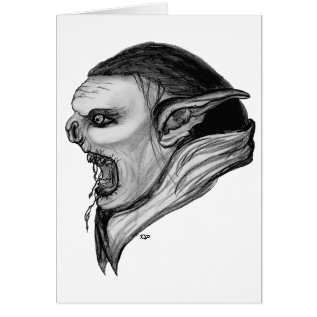 Troll Schwarzweiß-Design (Vorne)
