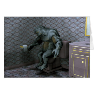 Troll sur la cuvette