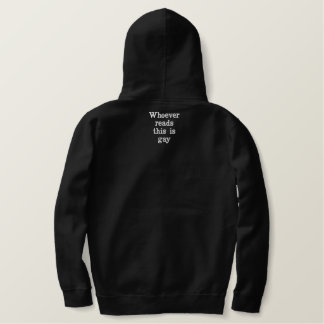 troll sweater bestickter hoodie