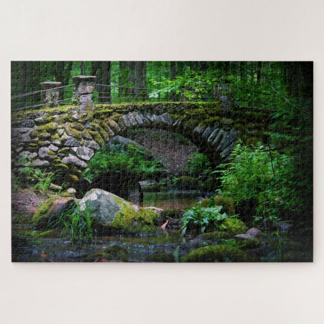 Trollbrücke im Wald - 20x30 (Horizontal)