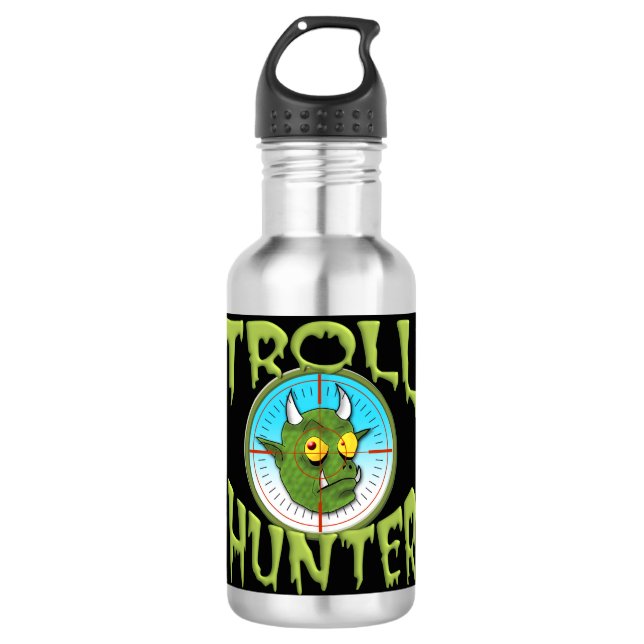 TROLLE EDELSTAHLFLASCHE (Vorderseite)