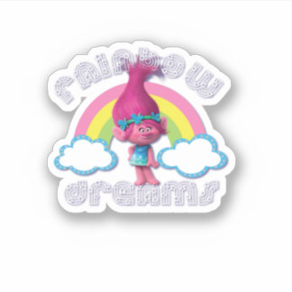 Trolle Rainbow Dreams Poppy Aufkleber