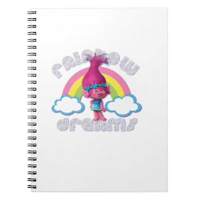 Trolle Rainbow Dreams Poppy Notizblock (Vorderseite)