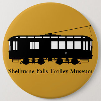 Trolley#10, Shelburne Falls Trolley Museum Button