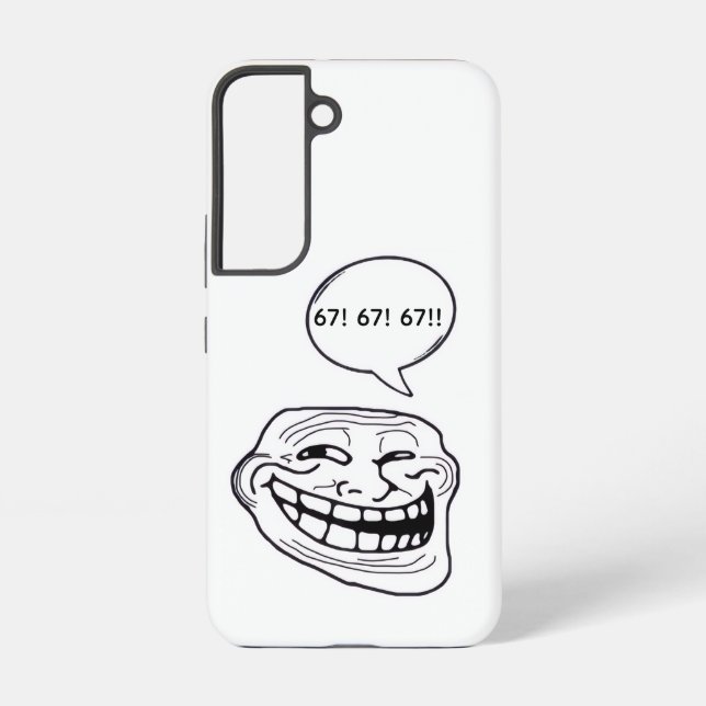Trollface Phone Case Samsung Galaxy Hülle (Rückseite)
