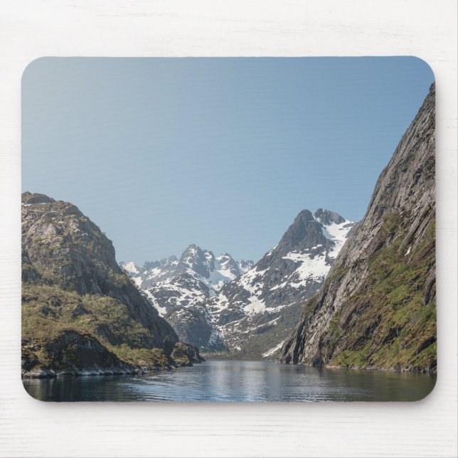 Trollfjord Lofoten Mousepad (Vorne)