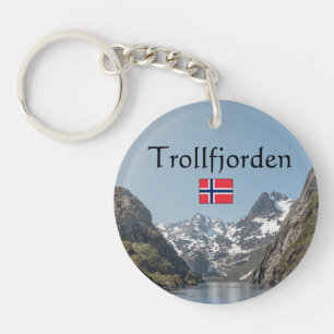 Trollfjord Lofoten Schlüsselanhänger
