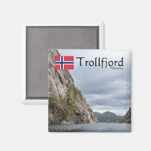 Trollfjord-Souvenir Magnet