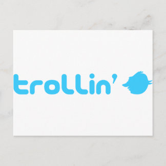 Trollin Postkarte