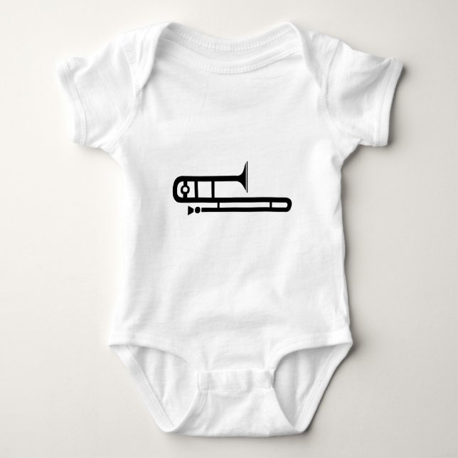 Trombone Baby Strampler (Vorderseite)