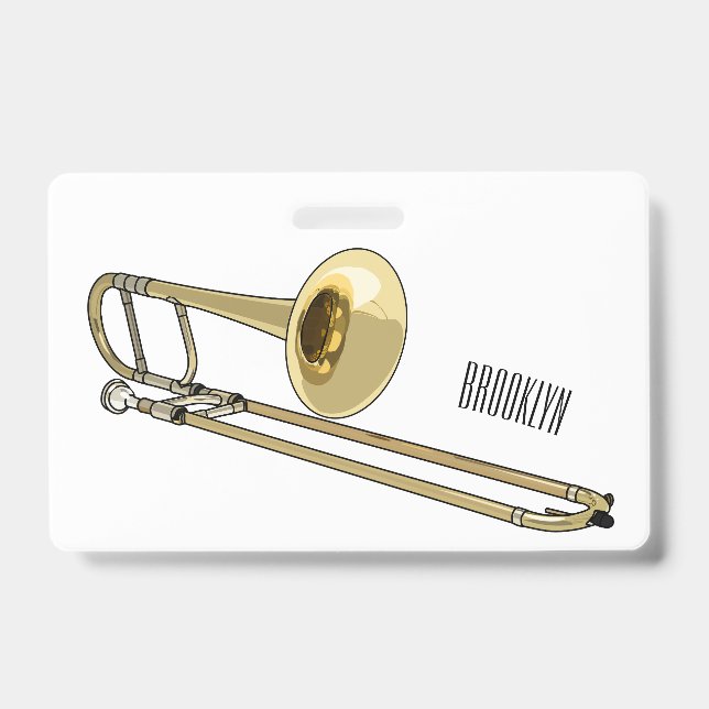 Trombone-Cartoon Ausweis (Vorderseite)