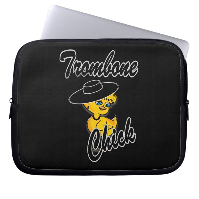 Trombone Chick #4 Laptopschutzhülle (Vorderseite)