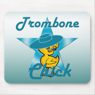 Trombone Chick #7 Mousepad