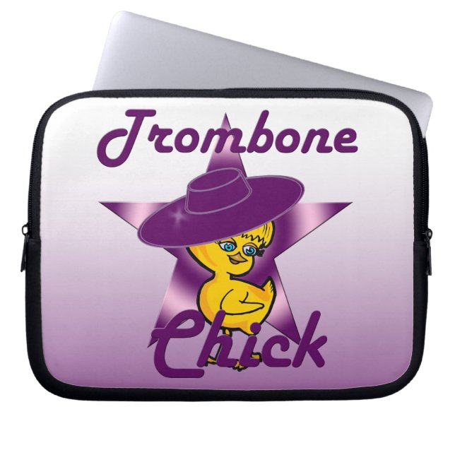 Trombone Chick #9 Laptopschutzhülle (Vorderseite)