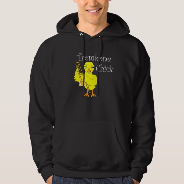 Trombone Chick Hoodie (Vorderseite)