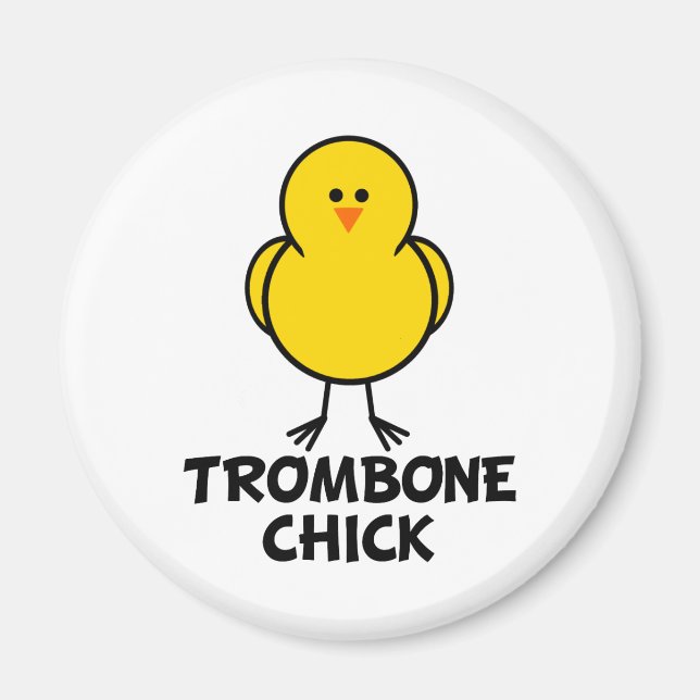 Trombone Chick Magnet (Vorne)