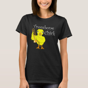 Trombone-Chick-Text T-Shirt