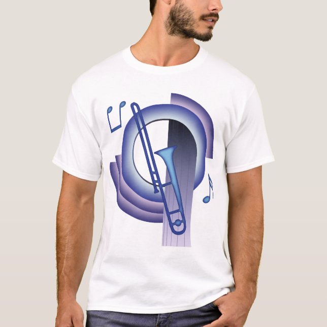Trombone Deco2 T-Shirt (Vorderseite)