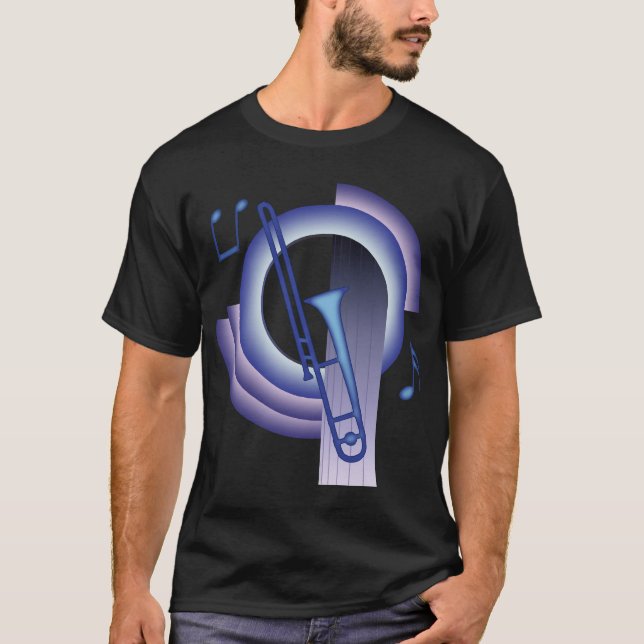 Trombone Deco2 T-Shirt (Vorderseite)
