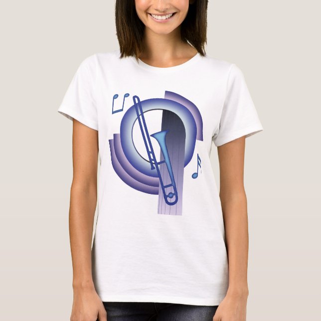 Trombone Deco2 T-Shirt (Vorderseite)