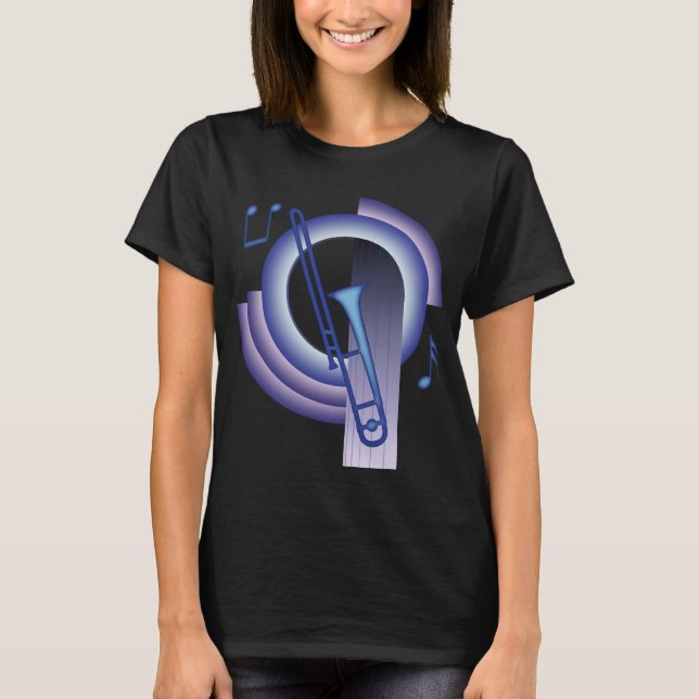 Trombone Deco2 T-Shirt (Vorderseite)