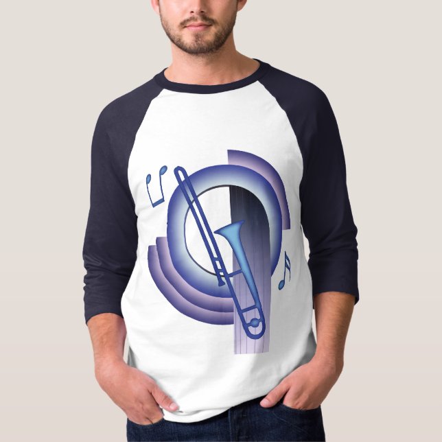 Trombone Deco2 T-Shirt (Vorderseite)