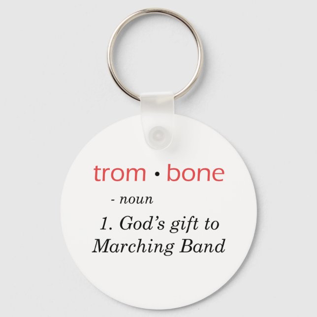 Trombone - Definition Schlüsselanhänger (Vorderseite)
