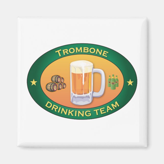 Trombone Drink Team Magnet (Vorne)