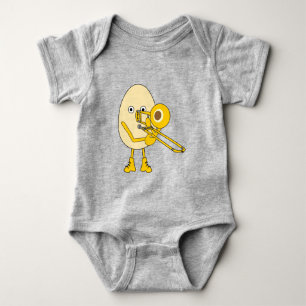Trombone Egghead Baby Strampler