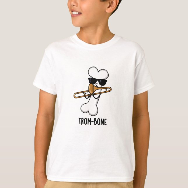 Trombone Funny Music Trombone Pun T-Shirt (Vorderseite)