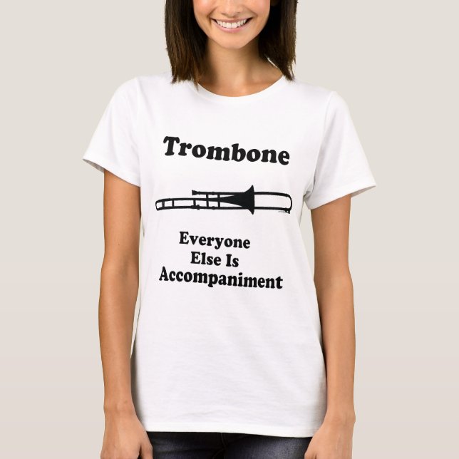 Trombone-Geschenk T-Shirt (Vorderseite)