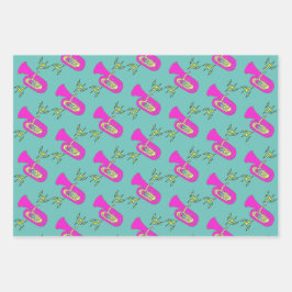 Trombone Geschenkpapier Set